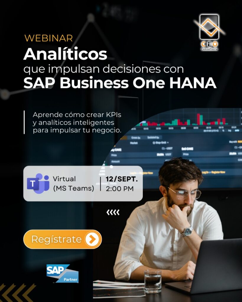 Webinar Analiticos SAP BUSINESS ONE